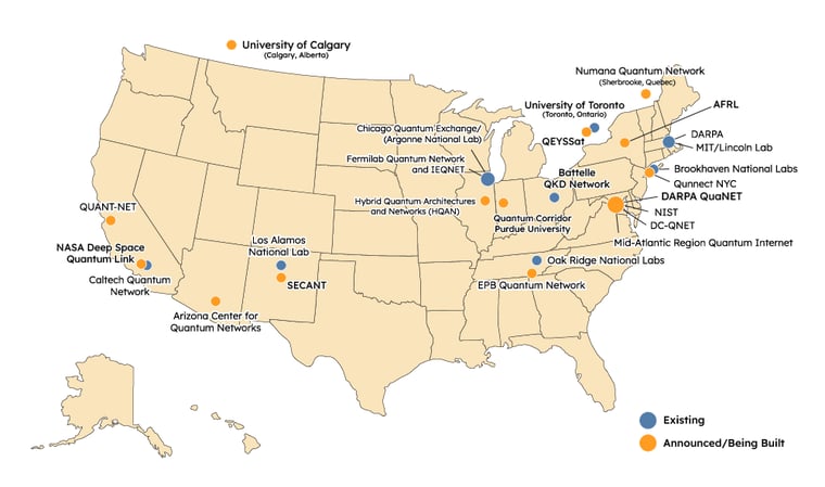 Quantum Network Map